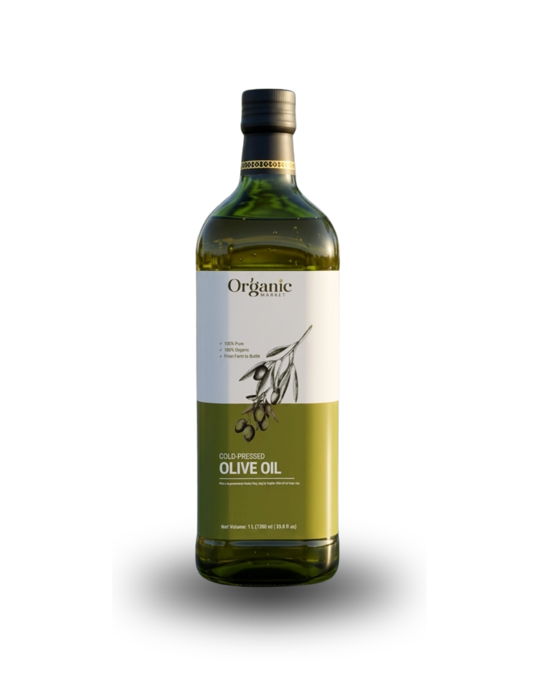 Cold-Pressed Olive Oil (1 Liter)